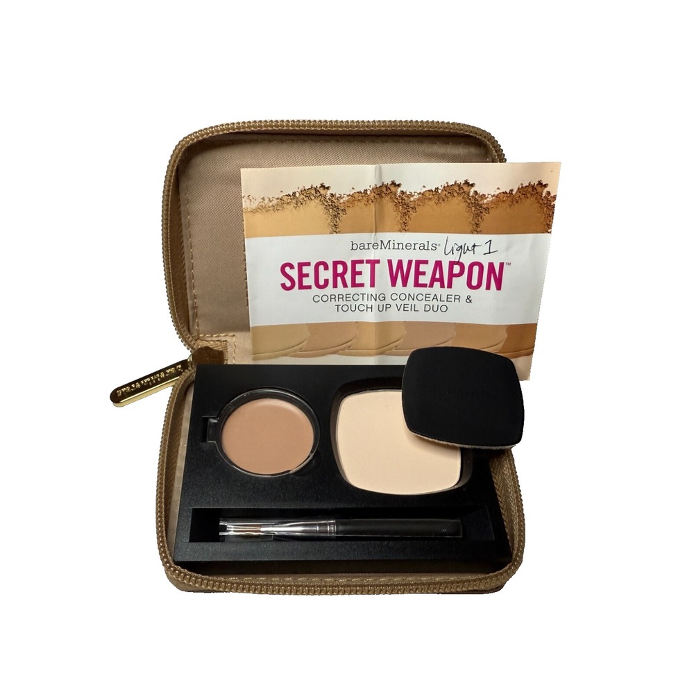 bareMinerals Secret Weapon Correcting Concealer & Touch Up Veil Duo Light‎ 1
